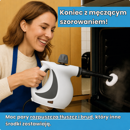 SteamForce Pro - W zestawie 7 końcówek do każdej powierzchni