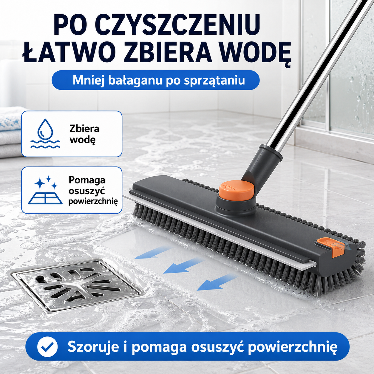ScrubForce PRO™ - szczotka do intensywnego czyszczenia 3w1