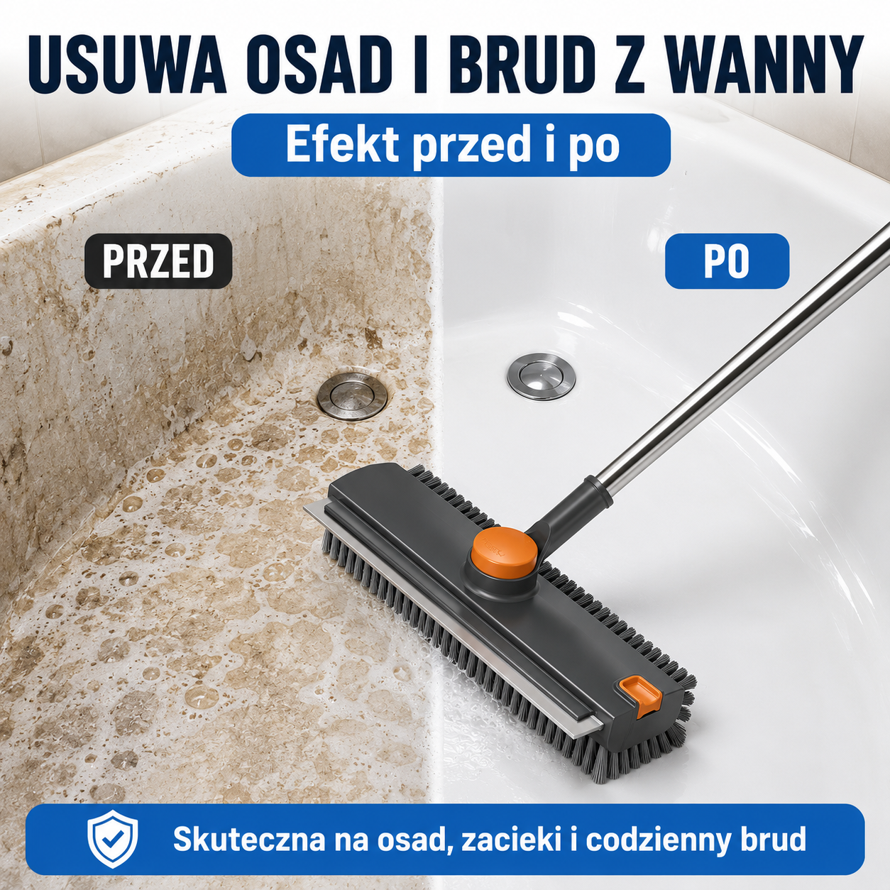 ScrubForce PRO™ - szczotka do intensywnego czyszczenia 3w1